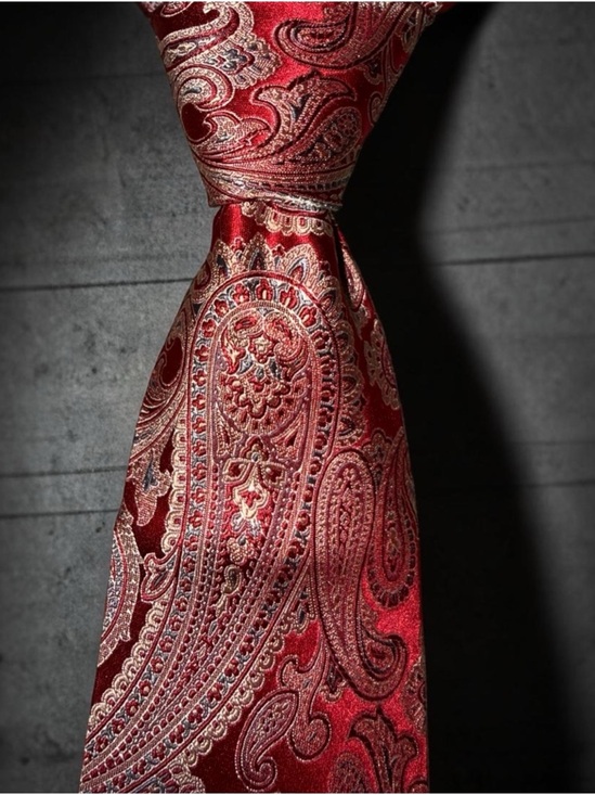 Jos. A. Bank Other - Jos a bank Signature collection Red Paisley silk woven tie